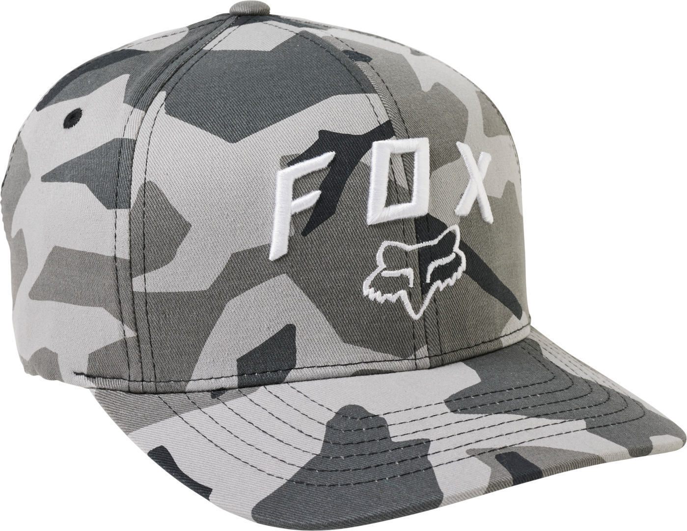 Шапка FOX BNKR Flexfit, серый шапка мужская demix серый