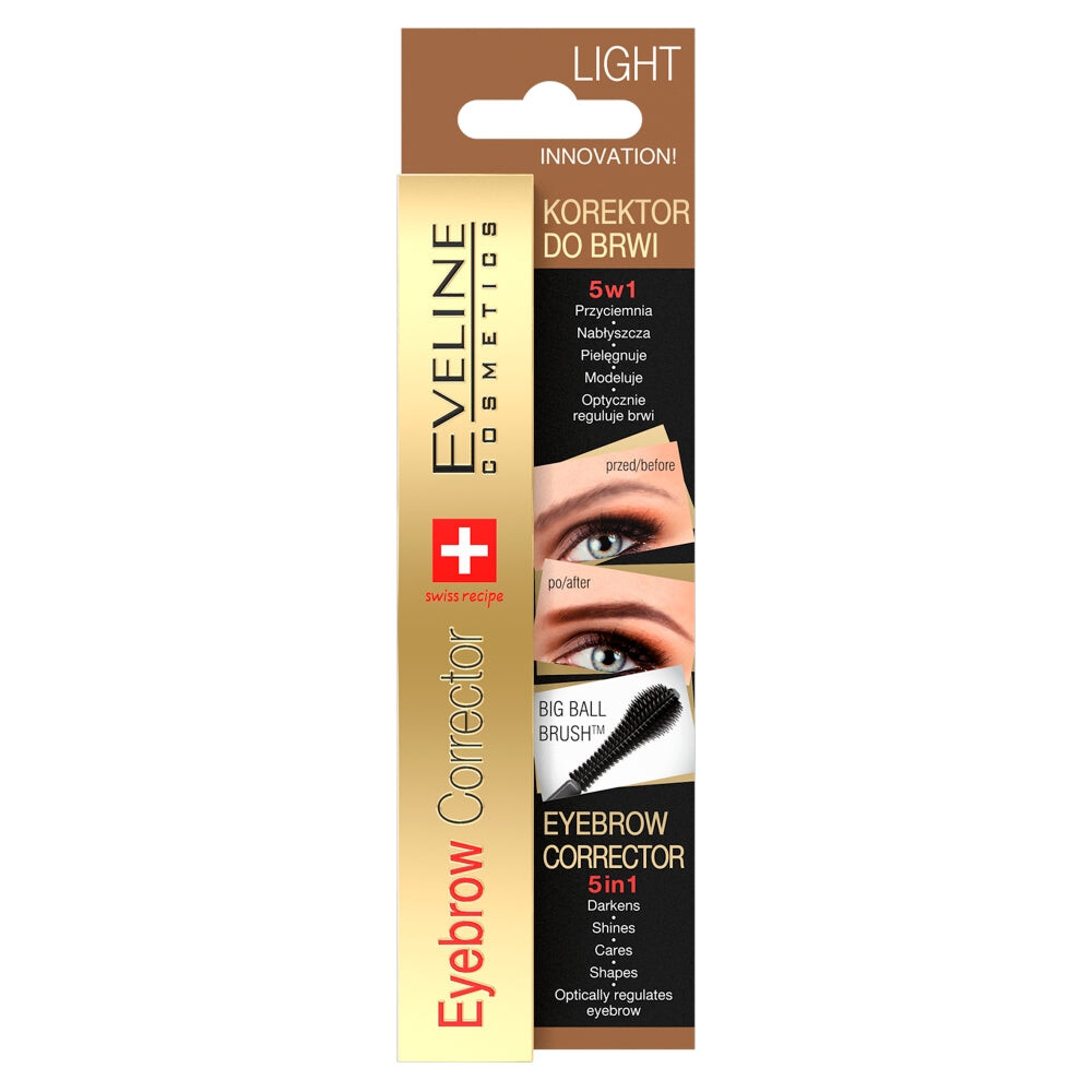 

Eveline Cosmetics Eyebrow Corrector 5in1 Легкий корректор для бровей 9мл