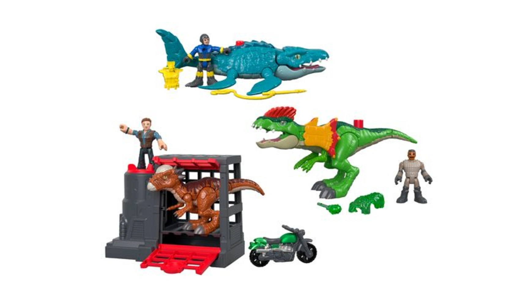 цена Игровые наборы Imaginext Jurassic World, 1 предмет, в ассортименте