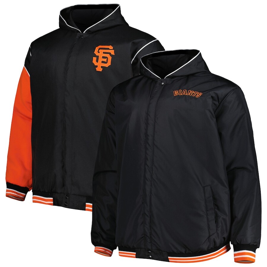 

Толстовка на молнии JH Design San Francisco Giants, черный
