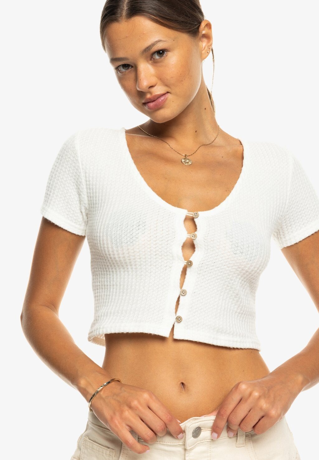 

Кардиган BORN WITH IT-CROP Roxy, белый