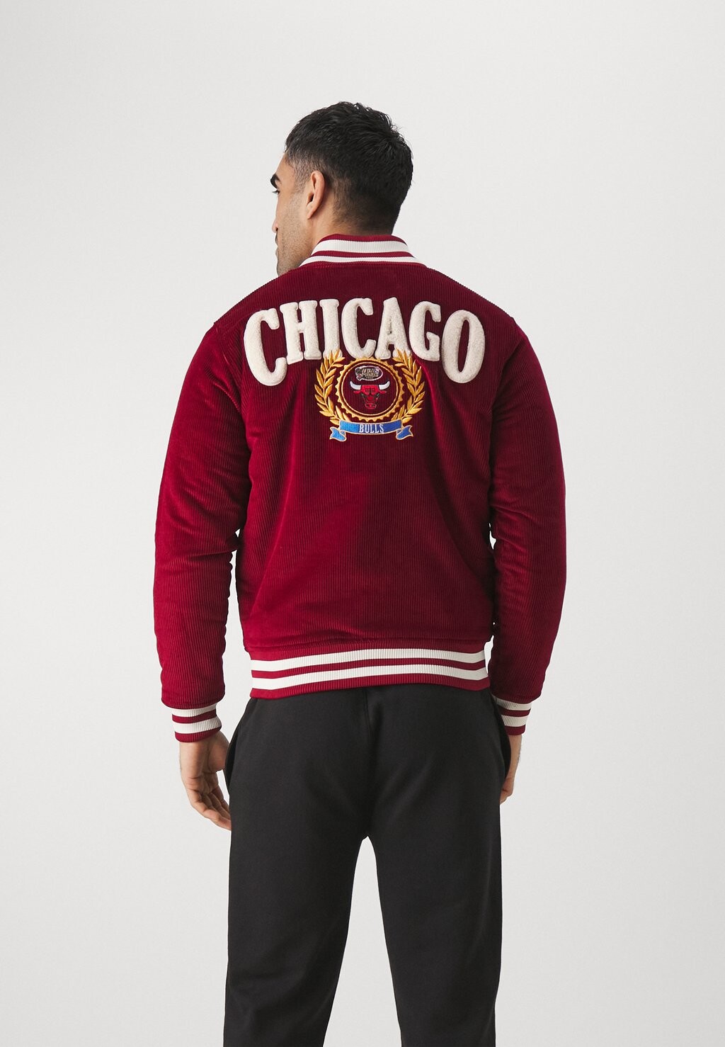 

Team Nba Collegiate Varsity Jacket Mitchell & Ness, цвет dark red