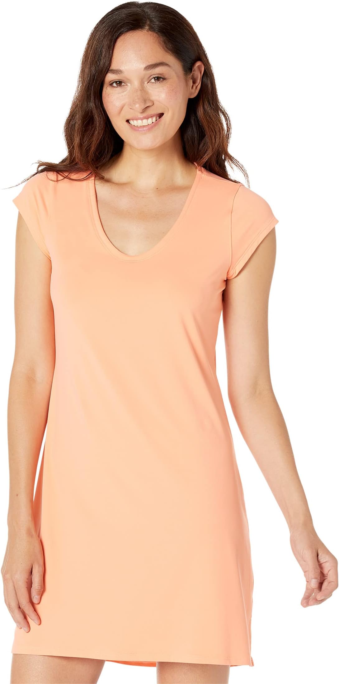 Защитное платье Sunsmart UPF 50+ L.L.Bean, цвет Pink Grapefruit