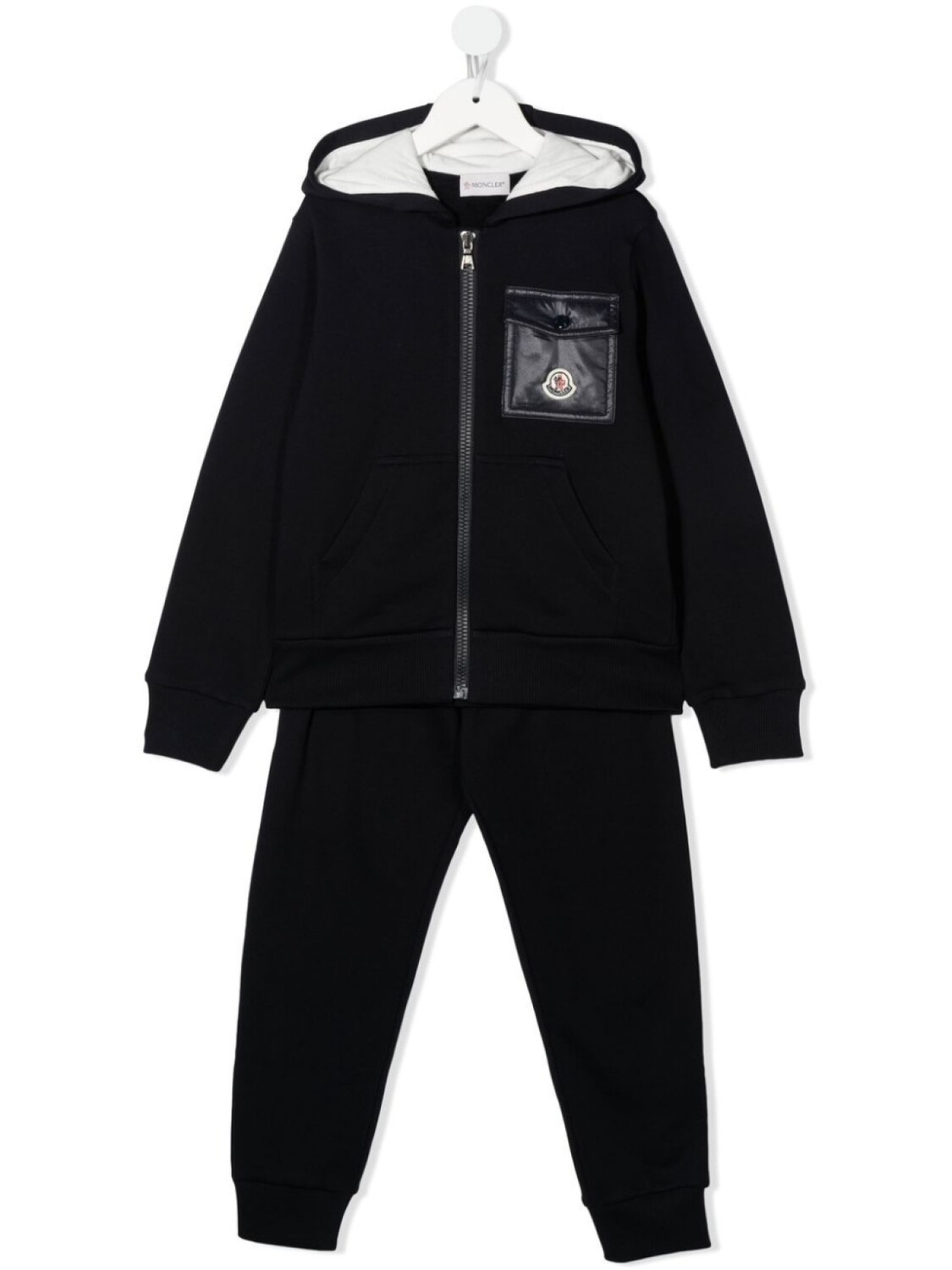 

Moncler Enfant спортивный костюм с карманом, синий