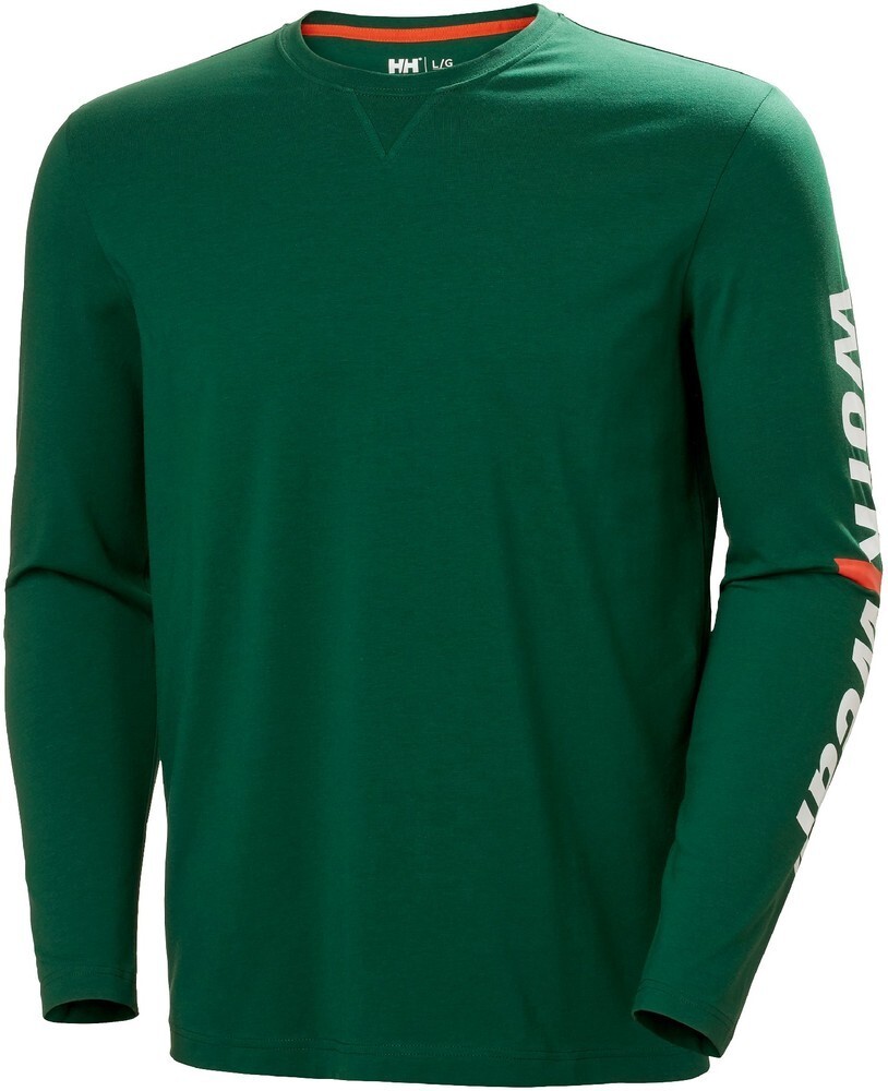 

Лонгслив Helly Hansen Logo, зеленый
