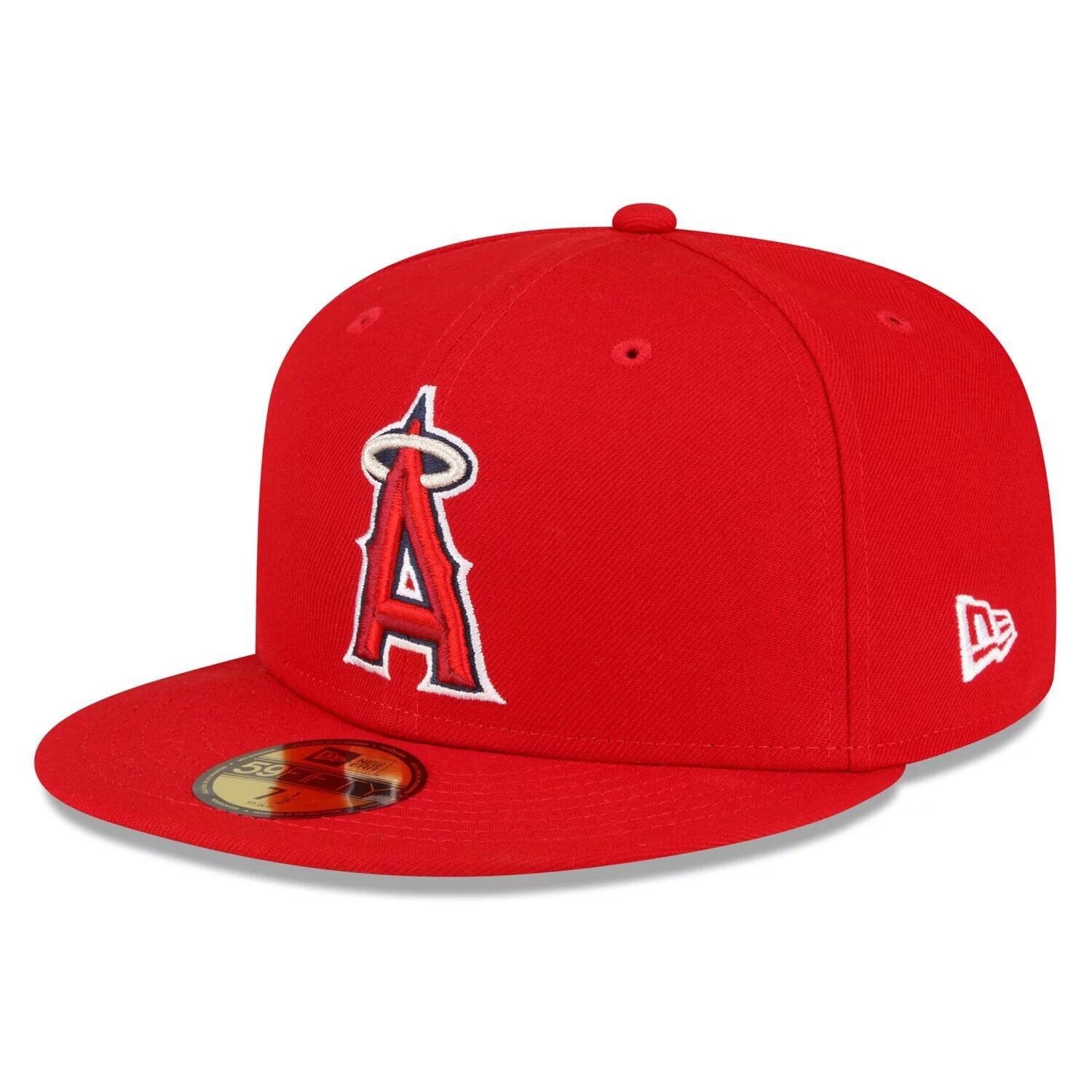 

Мужская облегающая шляпа New Era Red Los Angeles Angels из аутентичной коллекции 59FIFTY