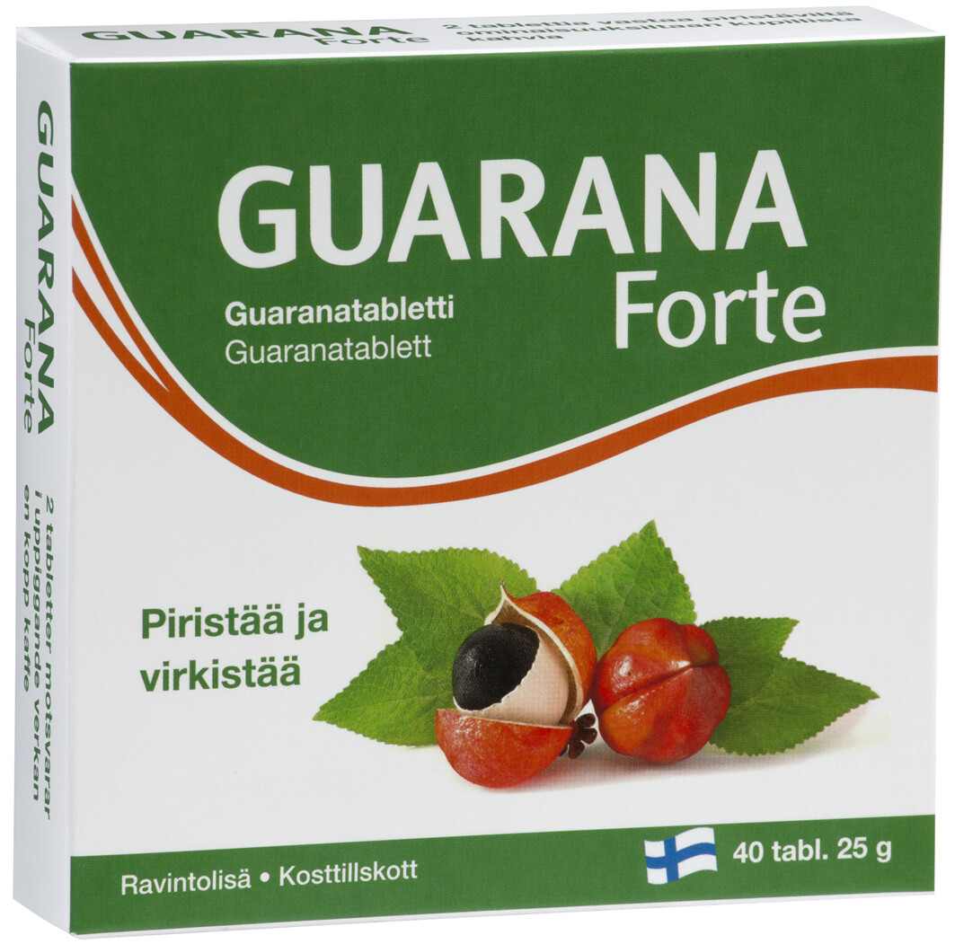 

Стимулятор бодрости и внимания Myllärin Guarana Forte, 40 таблеток