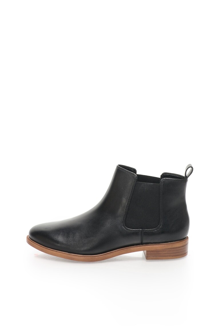 

Черные ботинки челси Clarks, черный