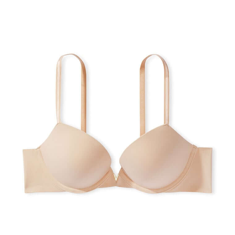

Бюстгальтер с глубоким вырезом Victoria's Secret Love Cloud, бежевый