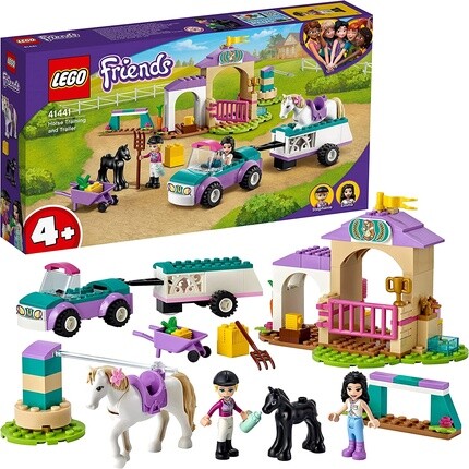 

Конструктор Lego 41441 Friends тренировочный загон и прицеп для лошадей