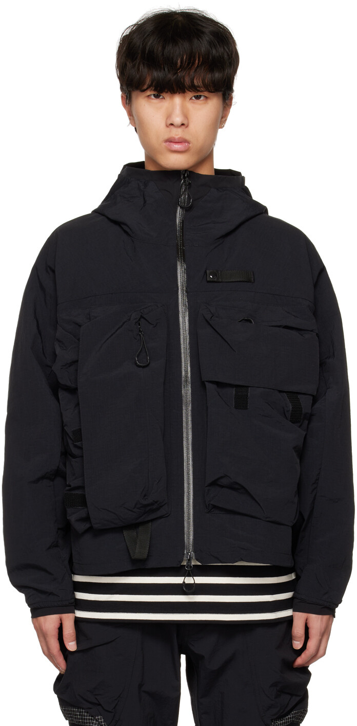 

Черная облегающая рыбацкая куртка CMF Outdoor Garment