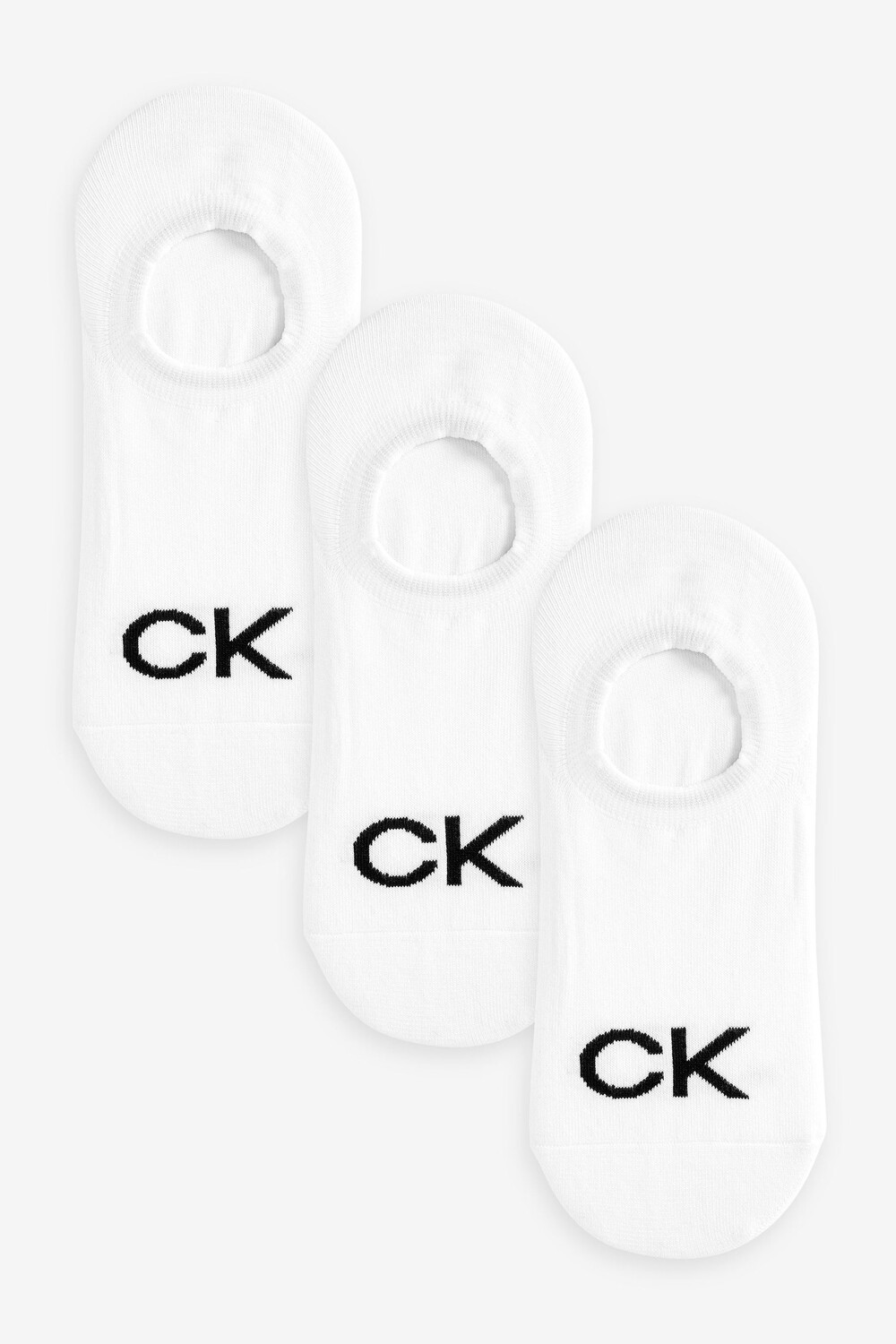 

Высокие носки с логотипом (3 пары) Calvin Klein, белый