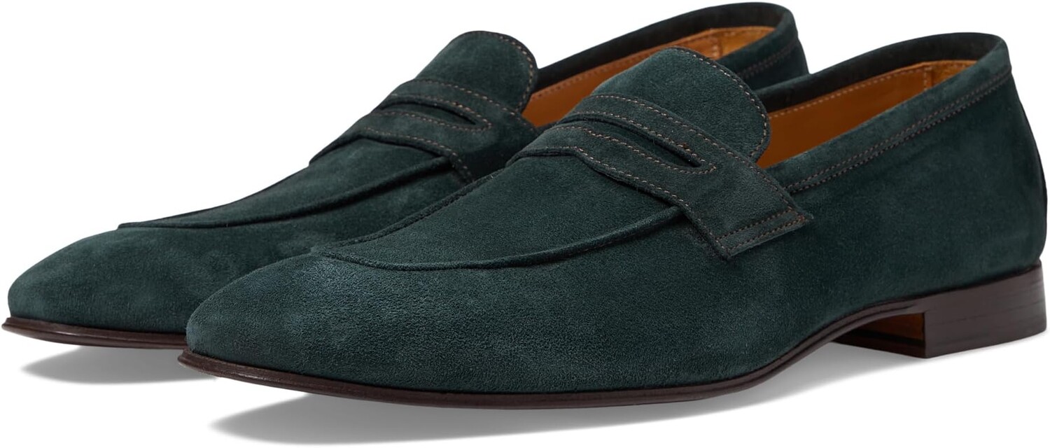 

Лоферы Velour Penny Loafer Massimo Matteo, цвет Verdone
