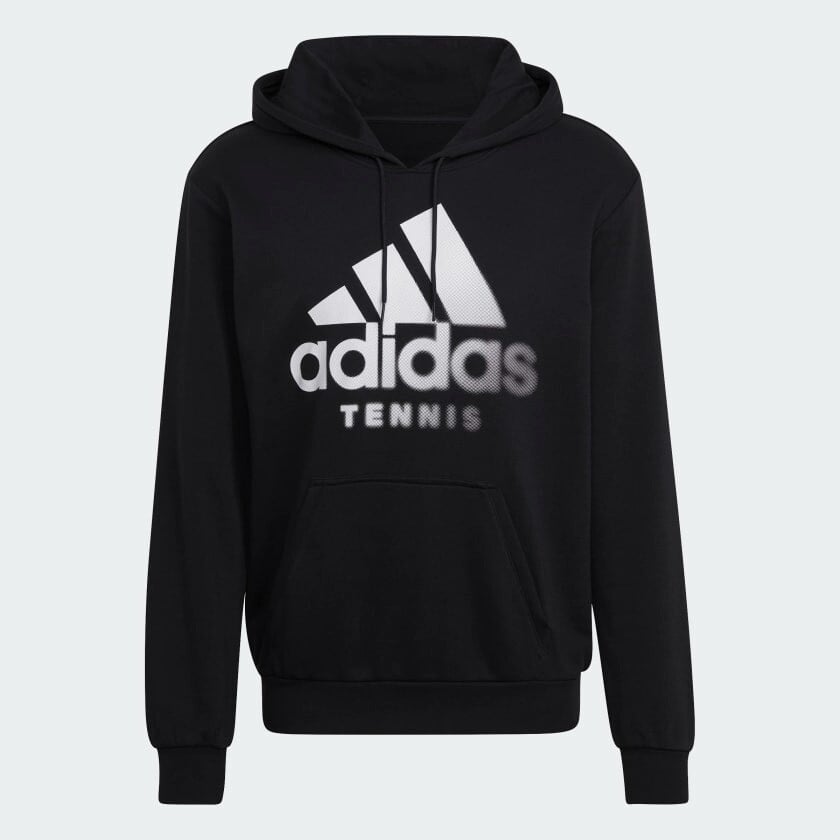 

Худи Adidas Tennis Graphic, черный/белый