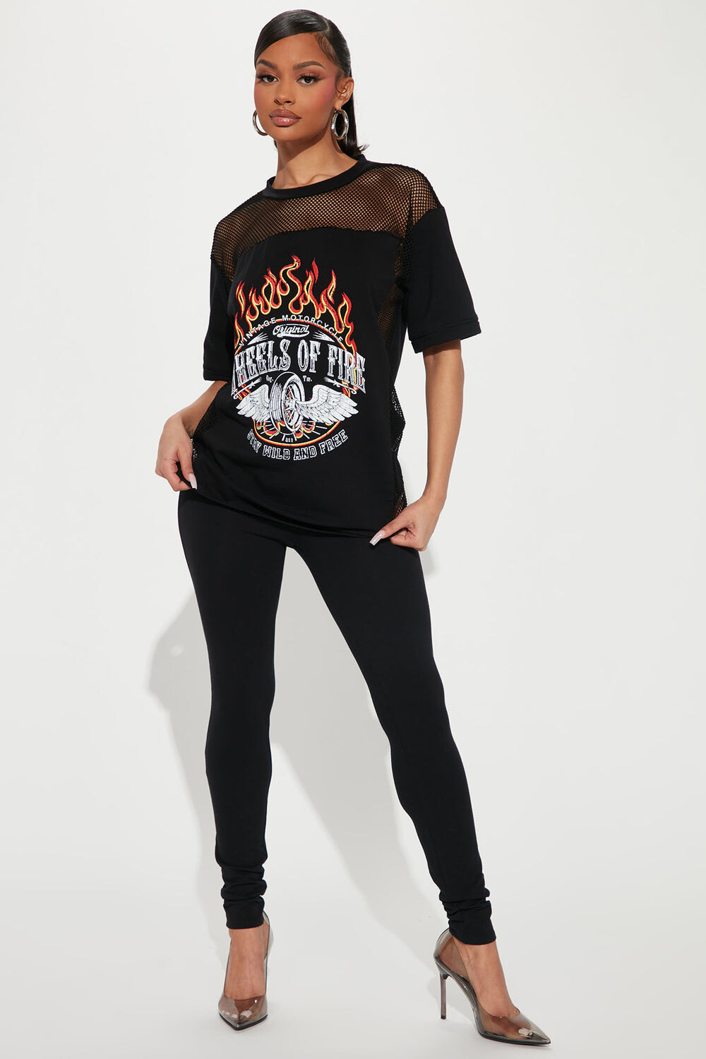 

Леггинсы Fashion Nova TP16213, черный