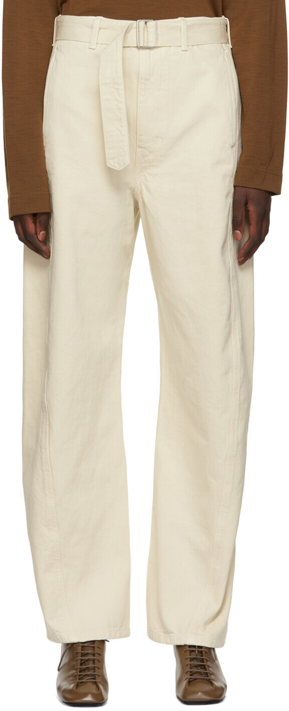 

Джинсы с перекрученным поясом Off-White LEMAIRE