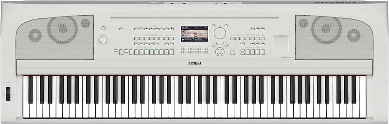 Yamaha DGX670WH 88-клавишный аранжировщик пианино - белый