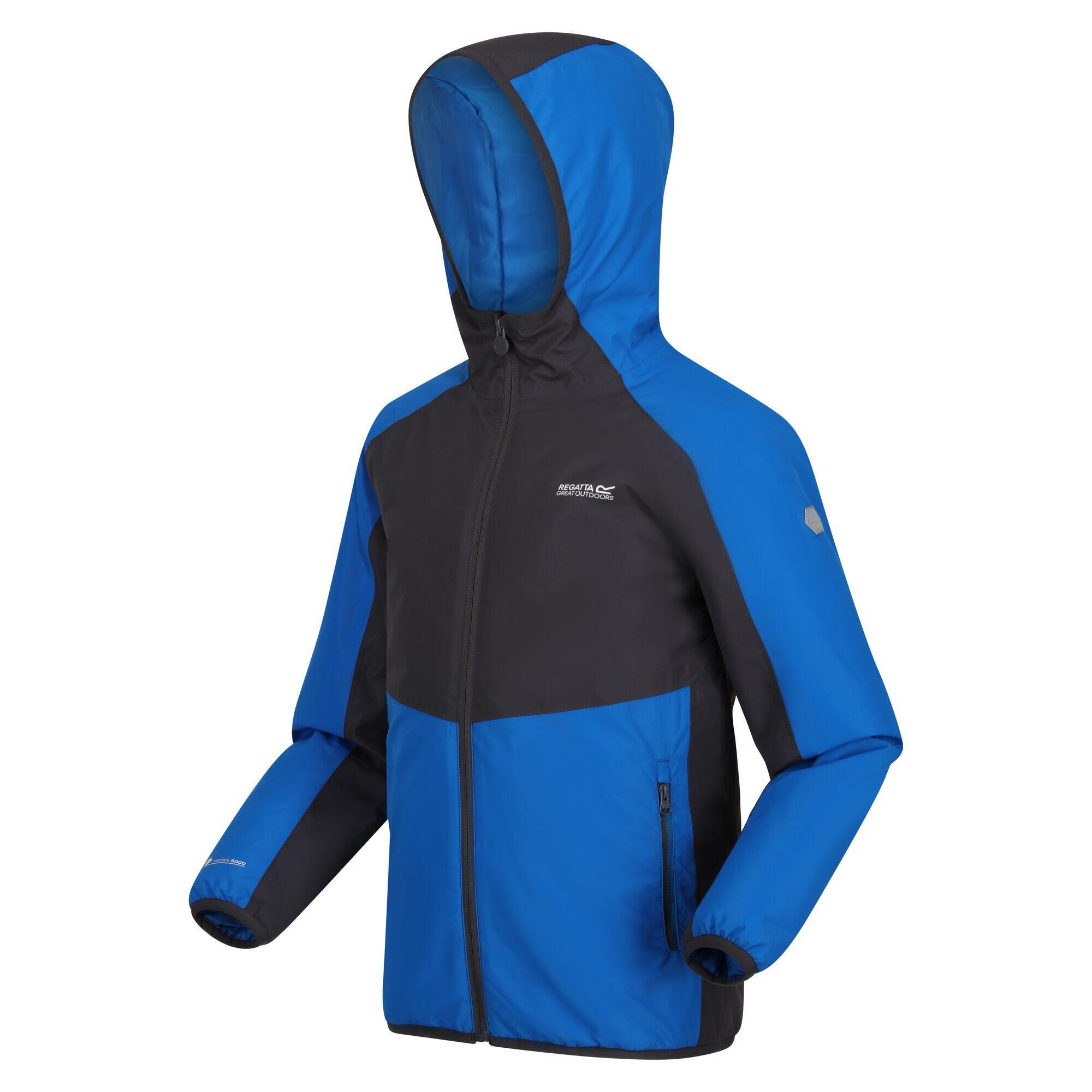 Непромокаемая детская куртка Regatta Volcanics Vi, темно-синий