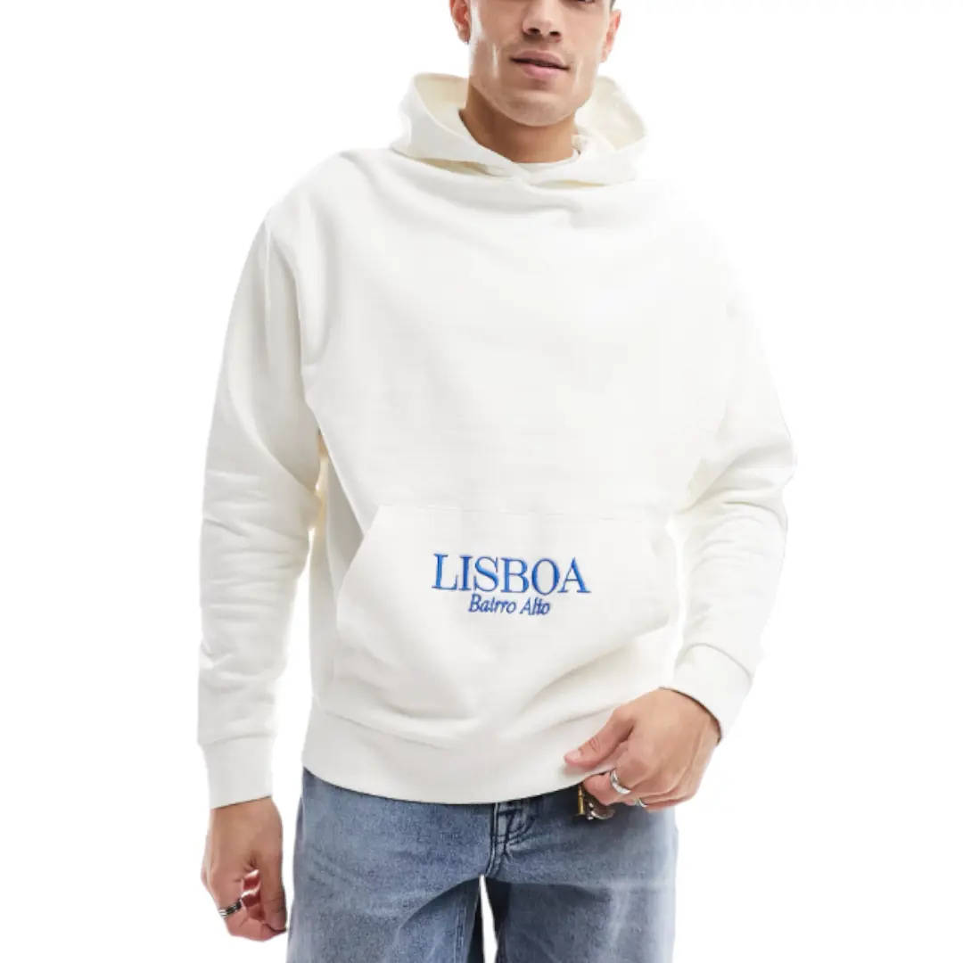 

Толстовка Asos Design Oversized, белый