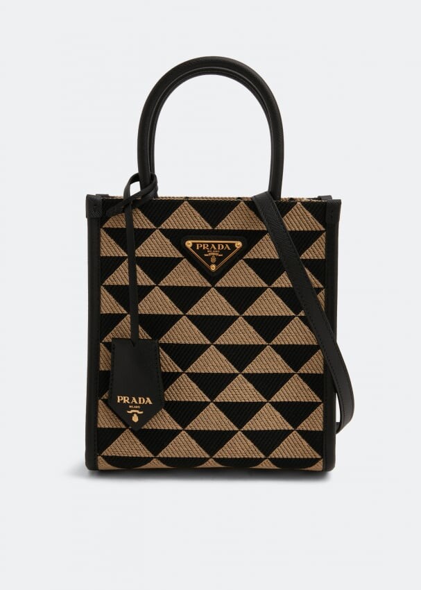 

Сумка PRADA Symbole micro bag, черный