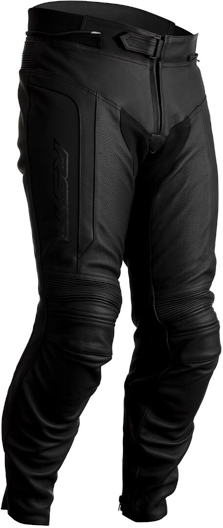 Штаны мотоциклетные кожаные RST Axis Motorcycle Leather Pants, черный - фото