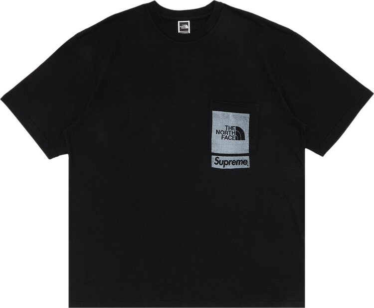 Supreme the north face store photo tee black