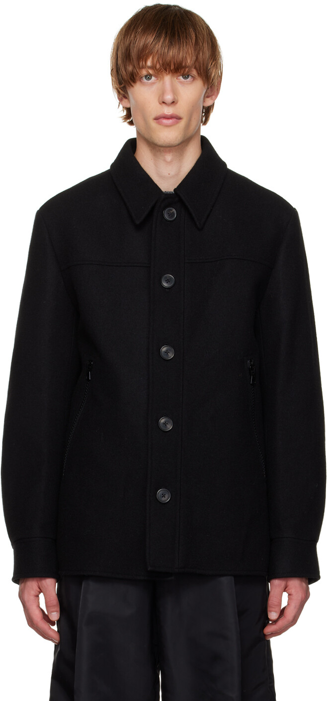 

Черная куртка на пуговицах Dries Van Noten