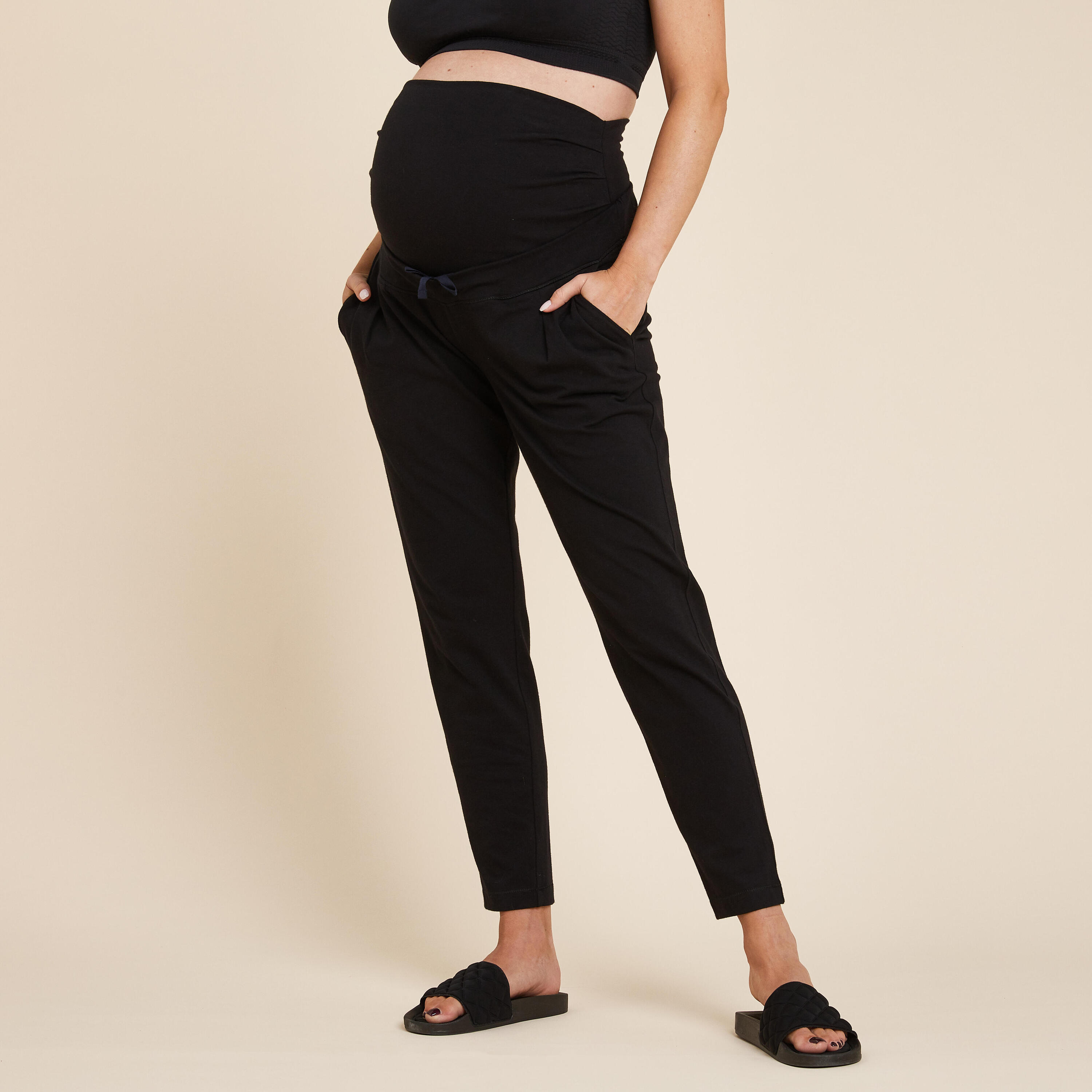 Спортивные штаны для беременных KIMJALY йога, черный гуэрра дороти йога для беременных