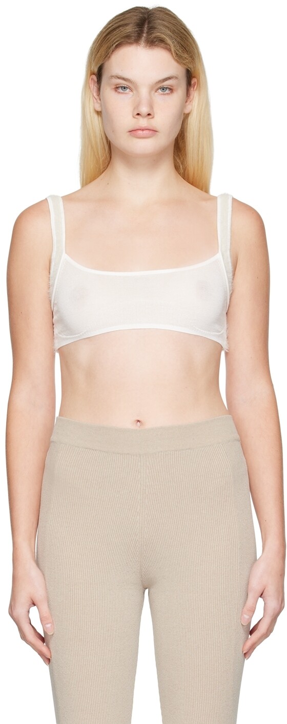 

Белый бюстгальтер Le Papier 'Le Bandeau Ascosu' Jacquemus
