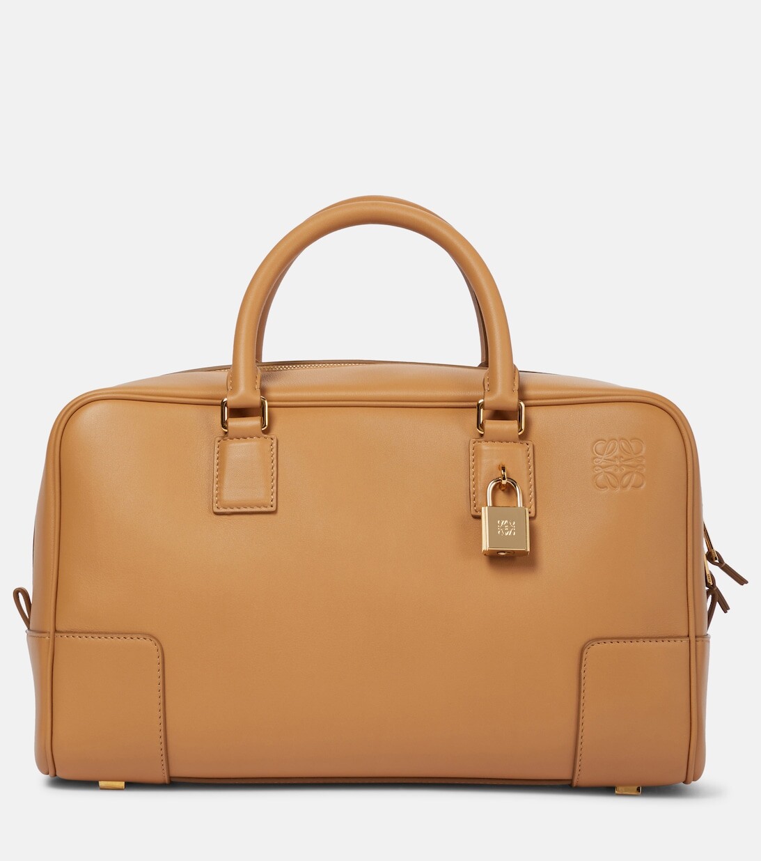

Сумка-тоут Amazona 28 из кожи Loewe, бежевый