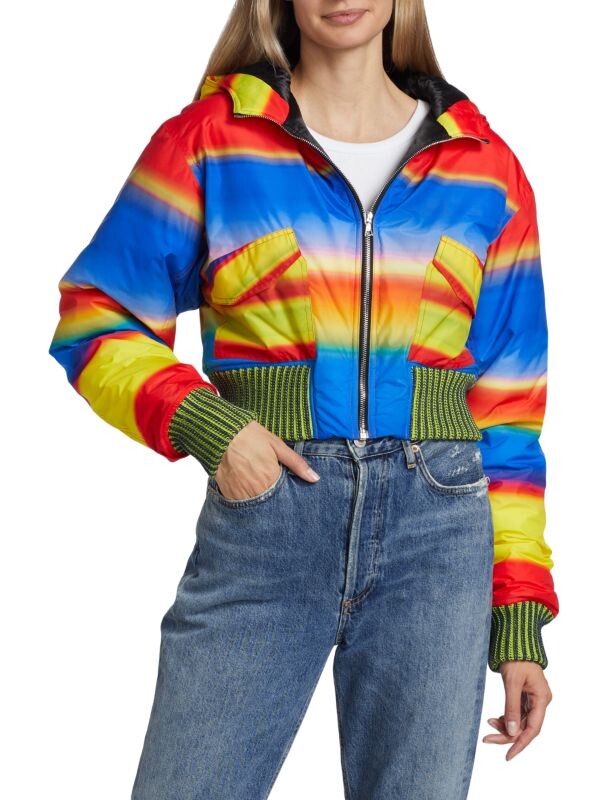 

Куртка AGR на молнии с капюшоном gradient zip-up, желтый