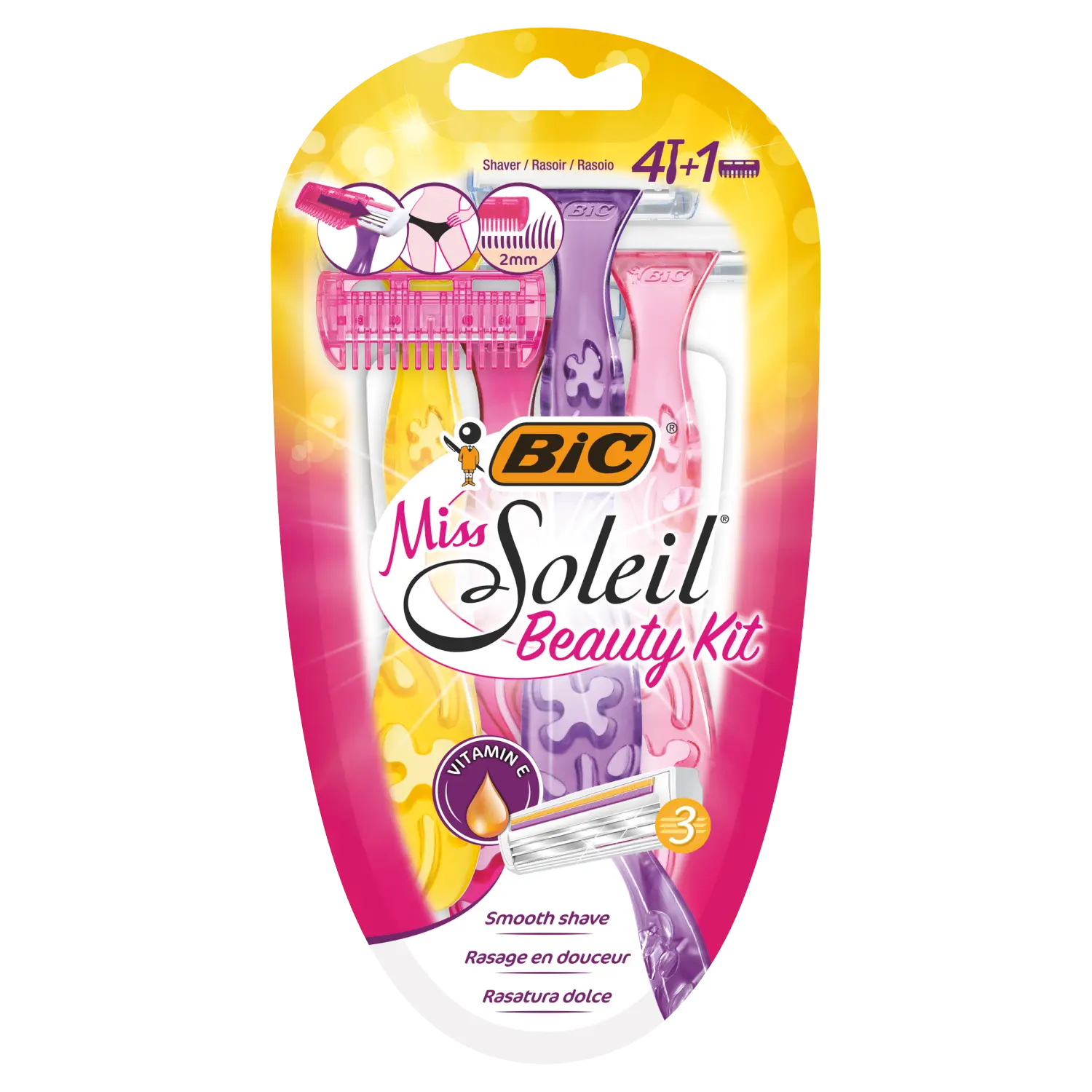 

Bic Miss Soleil бритвы, 4 шт/1 упаковка