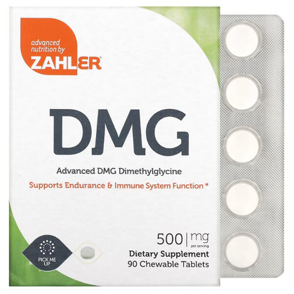 Диметилглицин Zahler 500 мг, 90 таблеток zahler лактивируйте advanced lactation support 300 таблеток