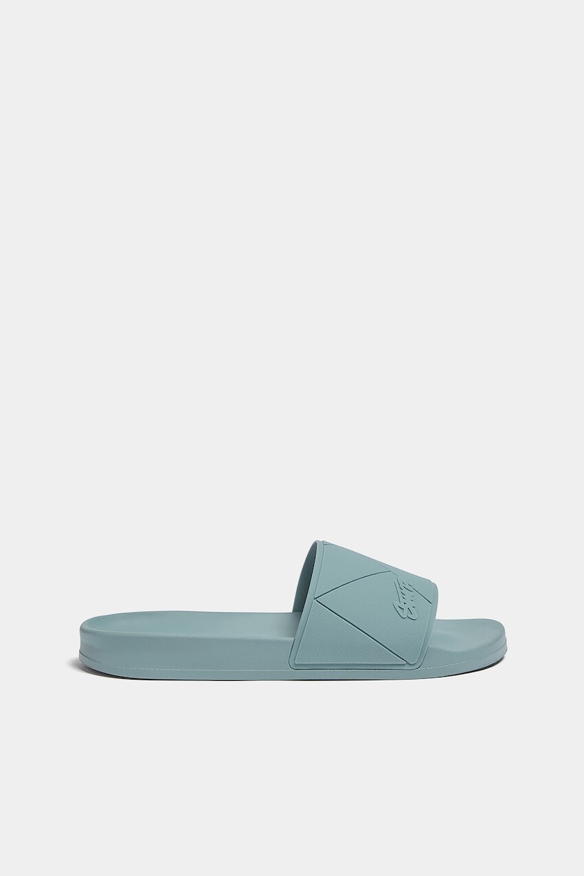 

Прорезиненные шлепанцы STWD Pull&Bear, синий