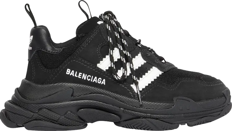 

Кроссовки Adidas x Balenciaga Triple S Sneaker Kids Black, черный