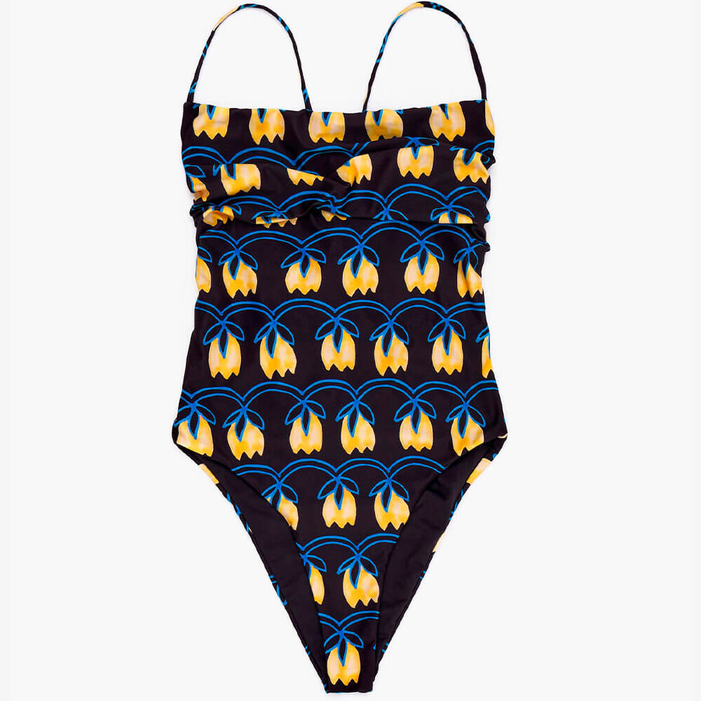 

Купальник Bimba Y Lola Print, мультиколор, Черный