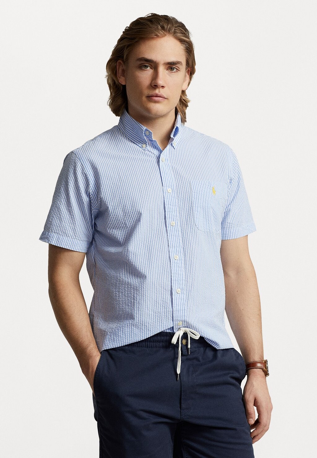 

Рубашка Short Sleeve Sport Polo Ralph Lauren, цвет blue/white