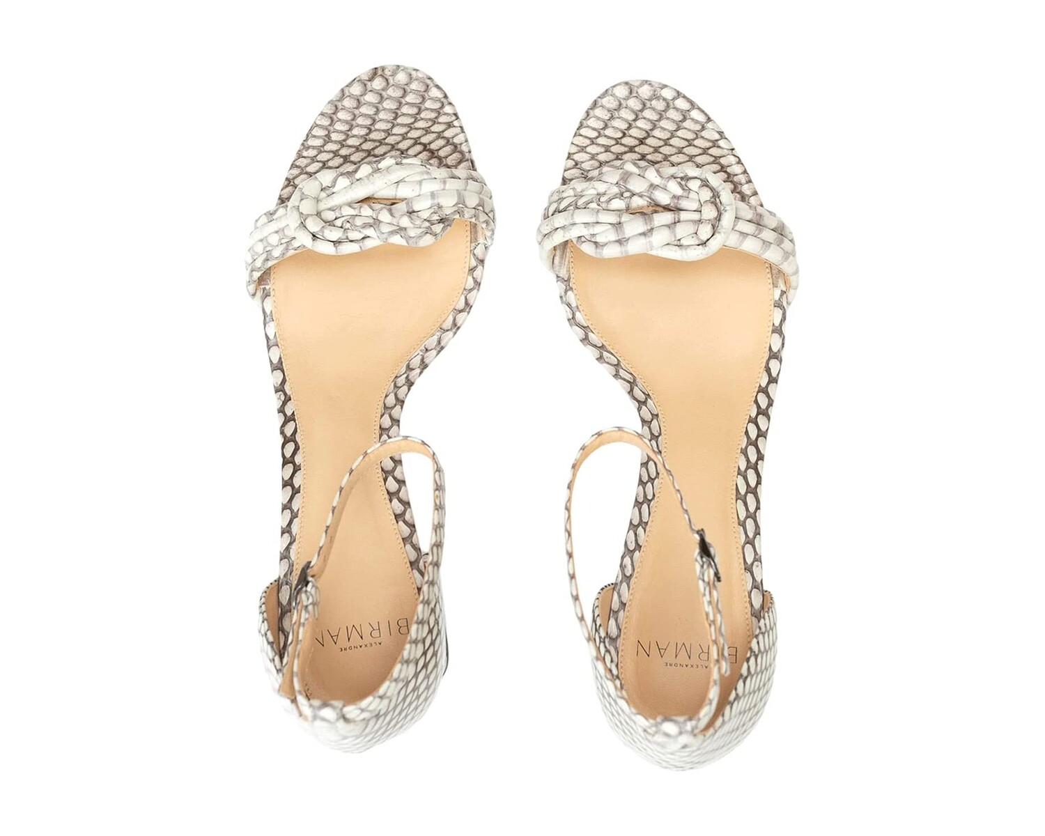 

Туфли на каблуках Malica 60 Exotic Alexandre Birman, естественный