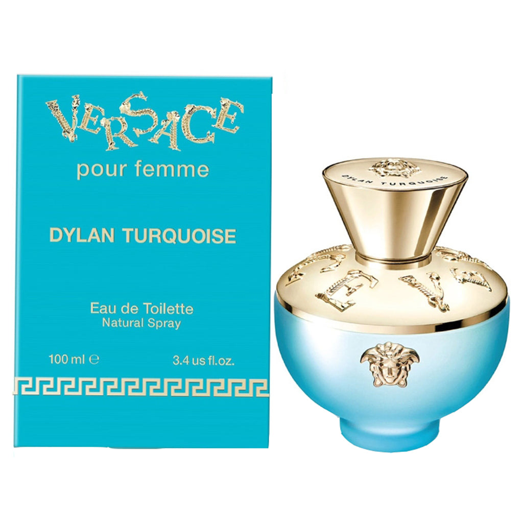 Versace Туалетная вода Dylan Turquoise Pour Femme спрей 100мл dylan turquoise pour femme туалетная вода 100мл уценка