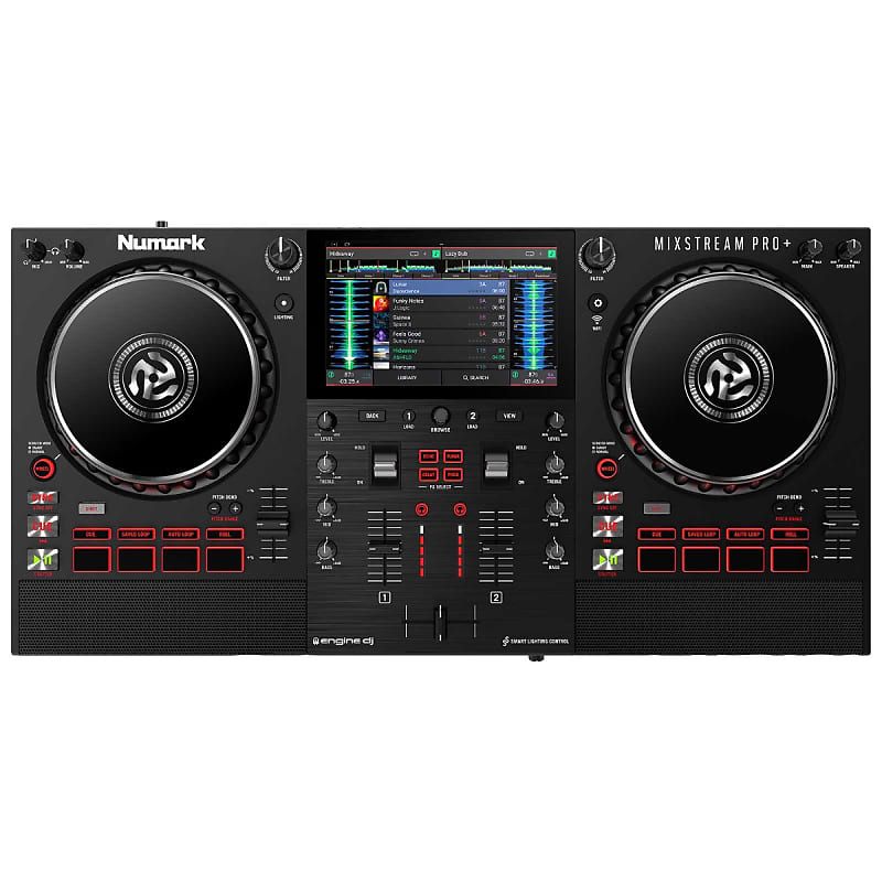 Numark MIXSTREAM PRO Автономный потоковый DJ-контроллер с сенсорным экраном Numark MIXSTREAM PRO+ Standalone Streaming DJ Controller w Touchscreen