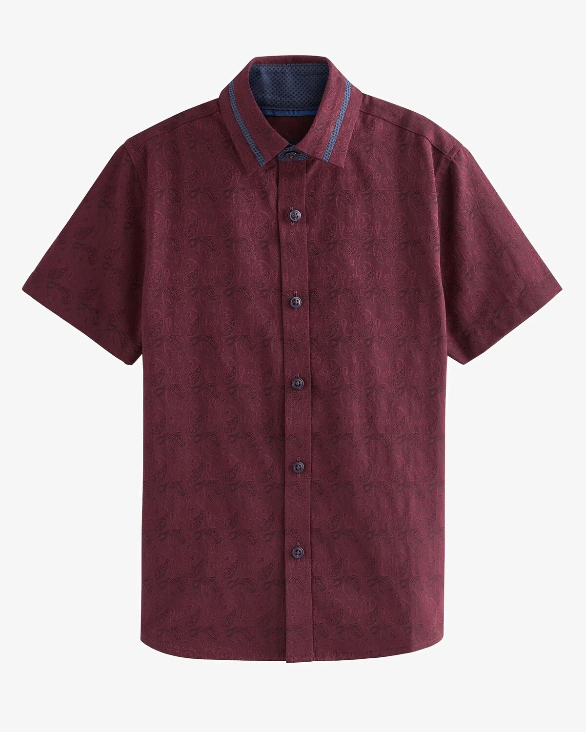 

Рубашка Next Short Sleeve Standard, темно-красный