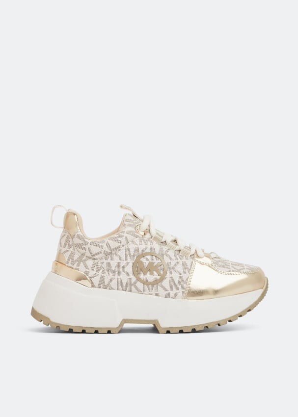 

Кроссовки MICHAEL KORS Cosmo Ripley sneakers, золотой