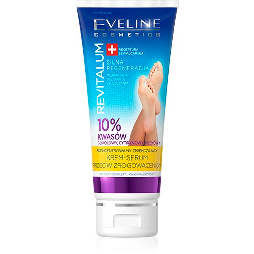 цена Eveline Cosmetics Крем-сыворотка для ног Revitalum против мозолей 75мл
