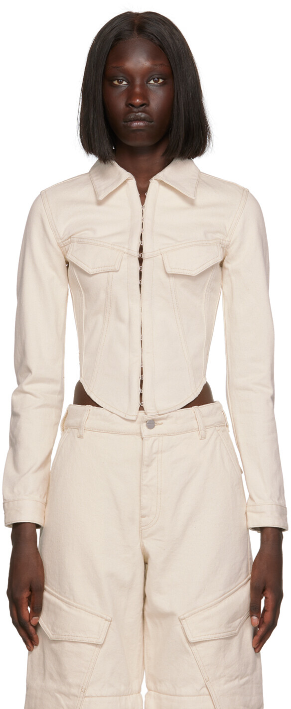 

Джинсовая куртка с корсетом Off-White Dion Lee