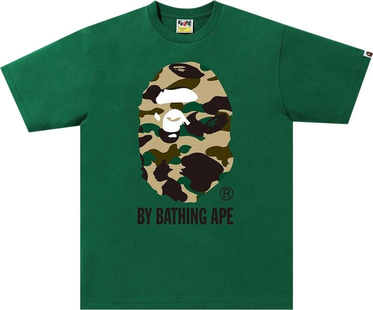 

Футболка BAPE 1st Camo By Bathing Ape Tee 'Green/Yellow', зеленый
