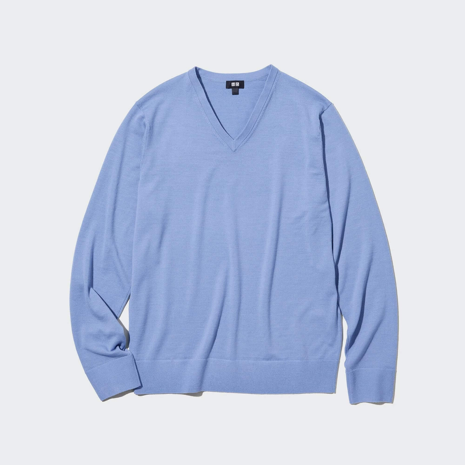 

Джемпер Uniqlo Extra Fine Merino, светло-синий