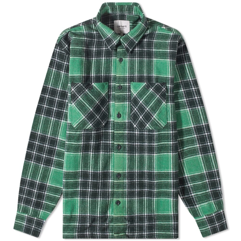 

Jared клетчатая рубашка Carhartt WIP, Зеленый