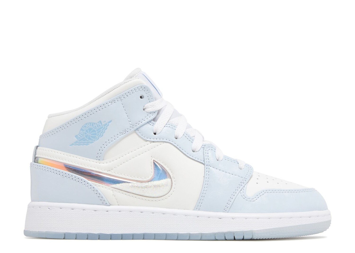 

Кроссовки Air Jordan Air Jordan 1 Mid Se Gs 'Glitter Swoosh', синий