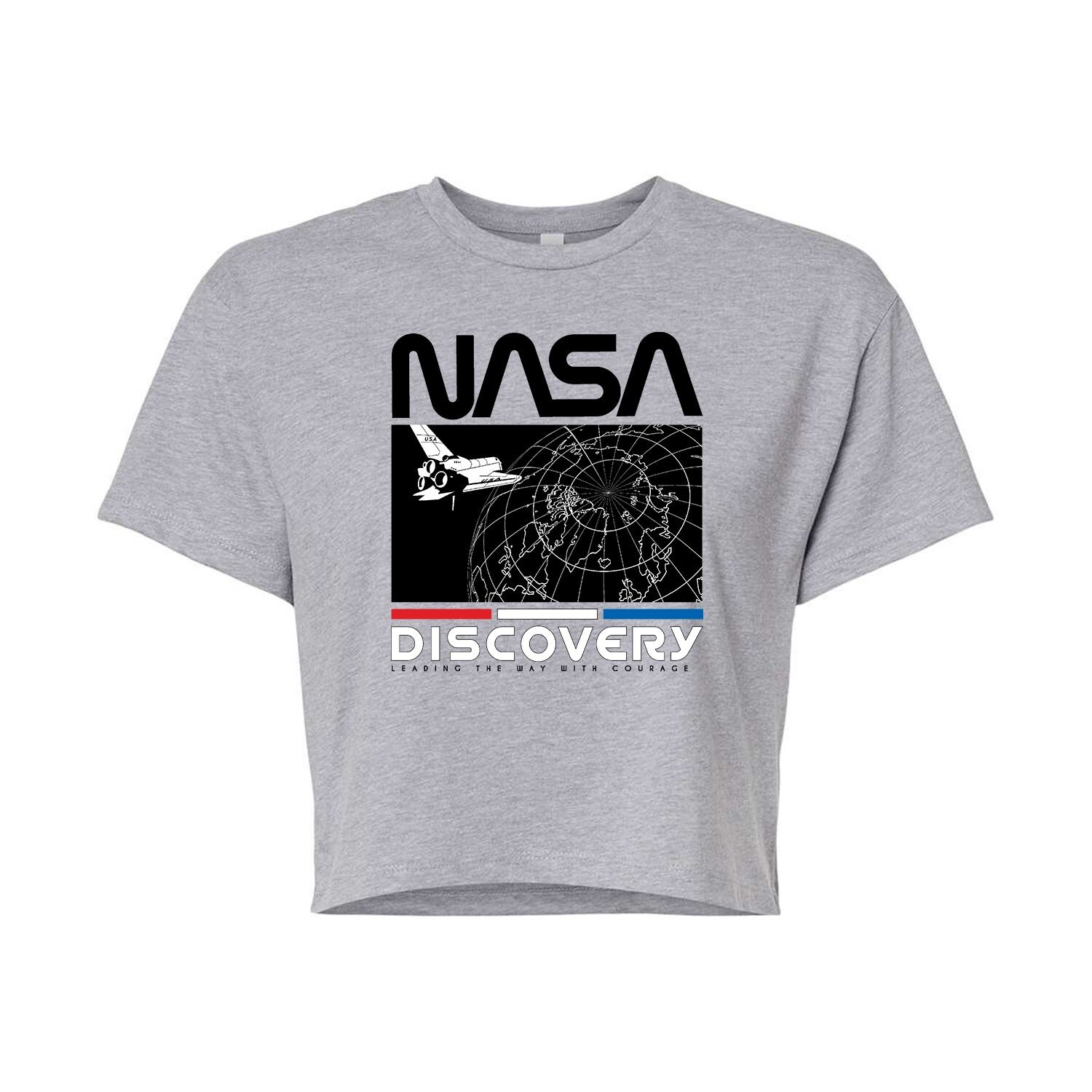 

Укороченная футболка с рисунком NASA Discovery для юниоров Licensed Character