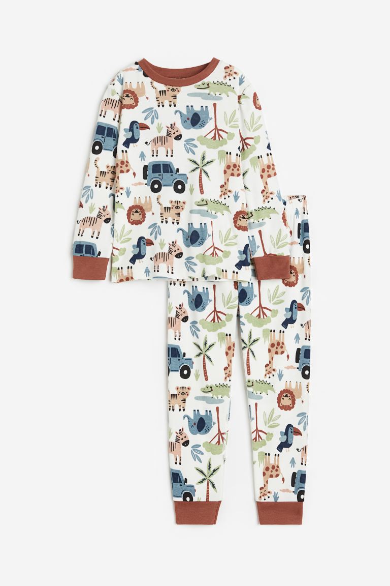 Пижамный комплект из джерси H&M пижамный комплект из джерси h